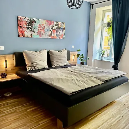 Apartment Wohlfuehloase Im Hippen Leipziger Osten